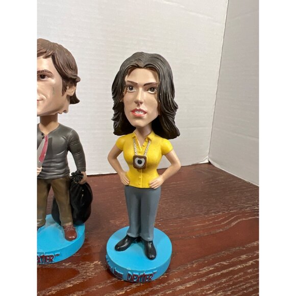 Dexter Bobblehead Set Of 4 By Bif Bang Pow Showtime 2011 Collectibles Bundle Z3 - Picture 2 of 6